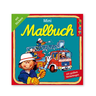 Produktbild von Lutz Mauder Mini-Malbuch Feuerwehr