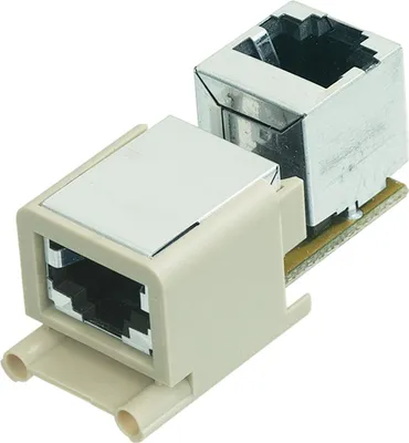 Immagine prodotto di HARTING Han Brid-RJ45 C Inserto femmina (F) Accoppiatore femmina / femmina, 10 poli 2/8 24 V, 10 A - 1 pezzo