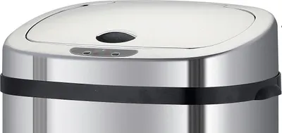 Image de Couvercle pour poubelle largo - Kitchen Move - 124 SQUARE CHROME -