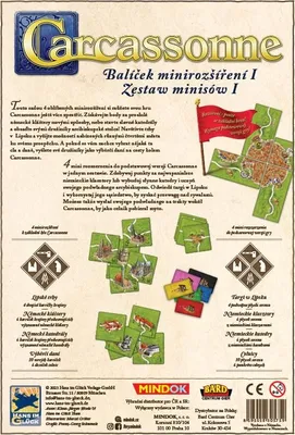 Obrázek produktu pro Carcassonne: Balíček minirozšíření I