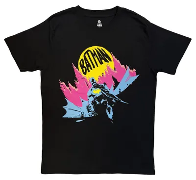 Produktbild von Batman - "City Scape" T-Shirt für Herren/Damen Uni RO15558 (XL) (Schwarz)