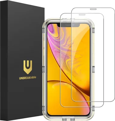 Image de Protection blindée en verre iPhone XR iPhone 11 2 pièces 9H dureté film de protection d'écran