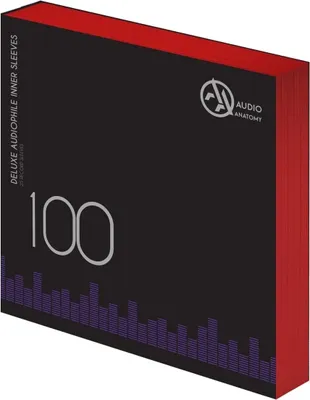 Produktbild von 100 Rote LP 12 Zoll DeLuxe Poly-Lined DoppelInnenhülsen