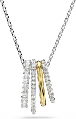 Produktbild von Swarovski Kette mit Anhänger Uni Hyperbola Weiß Bicolor 5696626