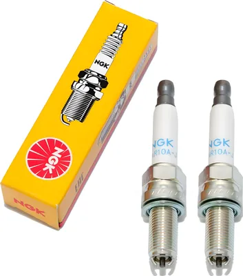 Zdjęcie produktu dla Zestaw świec zapłonowych NGK 2x MAR10A-J świeca zapłonowa z tłumieniem zakłóceń, długość 19,0 mm gwint Ø 10,0 mm sześciokąt 14,0 mm, 2-masowa elektroda odstęp elektrody 0,75 mm, wartość cieplna 10, 4706
