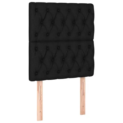 Produktbild von Kopfteile 2 Stk. Schwarz 80x7x78/88 cm Stoff