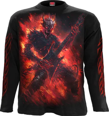 Produktbild von Spiral - Riff Burner - Langarm T-Shirt Schwarz