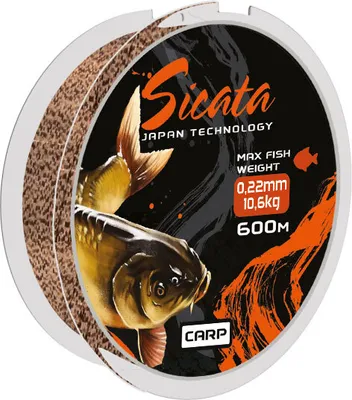 Image de Mistrall Sicata Carpe monofilament 0,22mm 600m