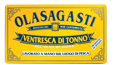Produktbild von Olasagasti Ventresca di Tonno / Thunfisch Ventresca in Olivenöl 120 gr.