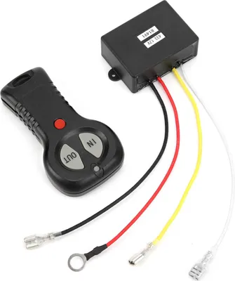 Productafbeelding van 12V lier, draadloze afstandsbedieningsset, elektrische enkeldrukknoppenbediening, zwaar uitgevoerd, vervanging voor vrachtwagens