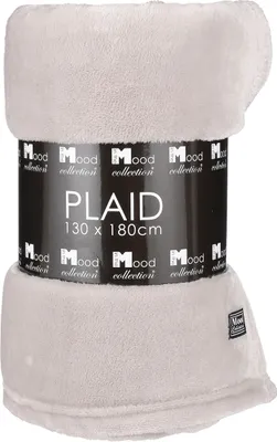 Produktbild von Mica Decorations Famke Fleecedecke - L180 x B130 cm - Beige
