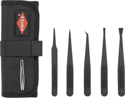 Obrázek produktu pro KNIPEX Sada plastových pinzet, ESD 5 ks