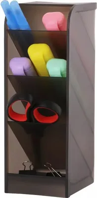 Obrázek produktu pro Flamenco Mystique Multifunkční Plastový Organizér na Stůl, 7.4x20.3x9 cm, Čtyři Přihrádky