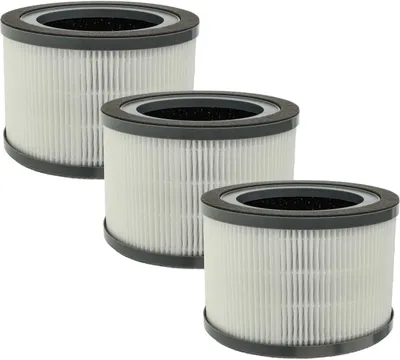 Produktbild von vhbw 3x Luftilter Ersatz für Levoit Vista 200-RF für Luftreiniger - Kombifilter Vorfilter + HEPA + Aktivkohle