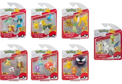 Produktbild von POK Battle Figuren 3er-Pack sort., roll.