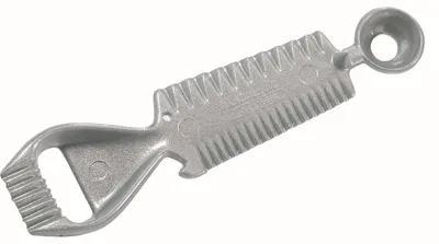 Garnierwerkzeug aus Aluminium, silber, 15 x 3,8 x 2 cm