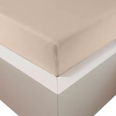 Produktbild von Traumschloss Premium Plus Edel-Jersey Spannbettlaken 90-120 x 200-220 cm kiesel 260g/m², 47,5% Mako Baumwolle, 47,5% Lyocell, 5% Elasthan