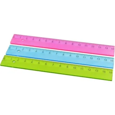 Produktbild von Lineal L1 Pop 15cm farbig sortiert