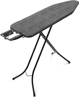 Produktbild von Famanu Bügelbrett mit Halter für Dampfeisen - Höhenverstellbar, stabil