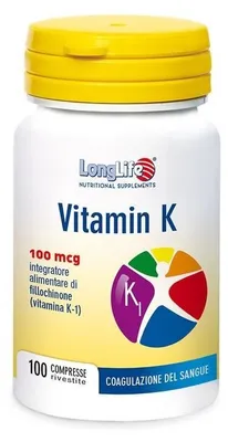 Produktbild von LONGLIFE Vitamin K 100 Mikrogramm, 100 beschichtete Tabletten