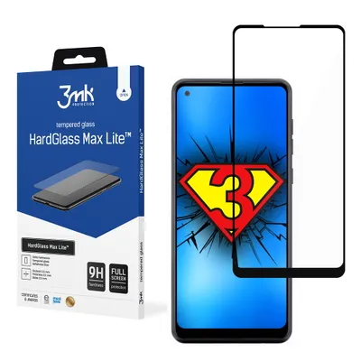 Produktbild von 3mk Display Gehärtetes Glas HardGlass Max Lite für Samsung Galaxy A21s 0,3mm 9H