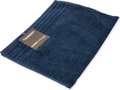 Produktbild von Traumschloss Frottier-Line Premium Gästetuch 30 x 50 cm dunkelblau 100% ägäische Baumwolle mit 600g/m²