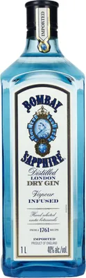 Image de Bombay SAPPHIRE London Dry Gin 40% Vol. 1l