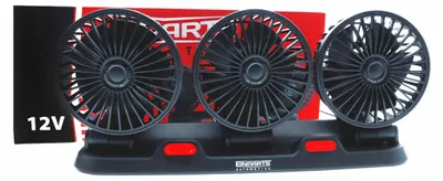 Image de Ventilateur triple Einparts pour voiture 12 V avec modes de fonctionnement réglables
