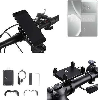 Produktbild von K-S-Trade Handyhalterung für das Fahrrad kompatibel mit Realme Gt Neo 6 SE Halter Lenkstange Fahrradhalterung Motorrad Bike Mount Befestigung