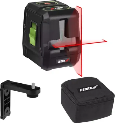 Produktbild von Laser Krzyżowy, Poziomica Laserowa Dedra Mc0901 Czerwony Laser