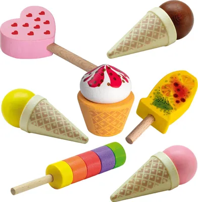 Produktbild von Erzi Kaufladenzubehör-Set Eis-Mix