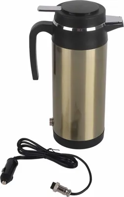 Obrázok produktu pre 1000 ml 24 V nerezová elektrická rýchlovarná kanvica do auta cestovné termosky na ohrev vody