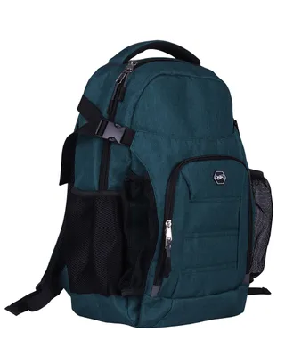 Image de QHP sac à dos look jeans, couleur:vert foncé
