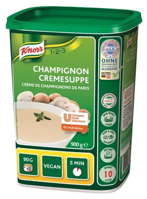 Image de Knorr Soupe crème de champignons Vegan en gros pour Gastro 900g