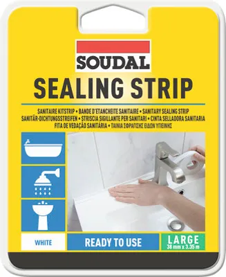 Produktbild von Soudal Sanitär-Dichtungsstreifen selbstklebend 3,35 m x 38 mm