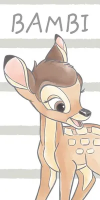 Obrázok produktu pre Disney Bambi uterák do sprchy Uterák na pláž 70 x 140 cm