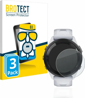 Produktbild von 3x BROTECT Entspiegelungs Schutzglas für Garmin Forerunner 265 (46 mm) Schutzfolie Panzer Folie Glas Display Schutz matt