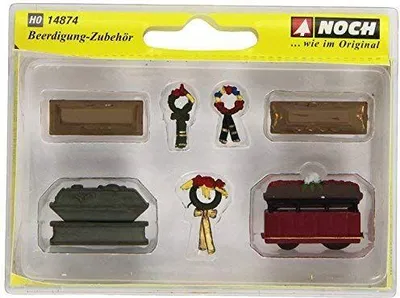 Obrázek produktu pro NOCH Funeral Accessories, HO (1:87), Vícebarevný