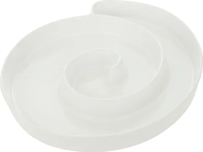 Produktbild von SECRET DE GOURMET | Snackteller 25 x 22 x 3 cm - weiße Snackschüssel - Steingut