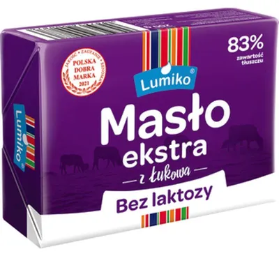 Obrázok produktu pre Masło Extra z Łukowa bez laktozy 200 g