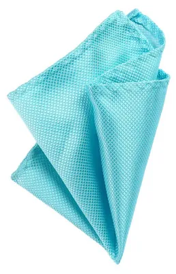 Produktbild von DonDon Herren Einstecktuch 21 x 21 cm für feierliche Anlässe hellblau