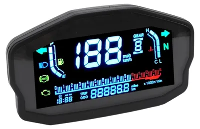 Zdjęcie produktu dla Cyfrowy panel kontrolny motocykla DC8 do 12 V Prędkościomierz Licznik kilometrów Obrotomierz Wskaźnik obrotów silnika Zamiennik do Suzuki 1 2 4 cylindrów z czujnikiem
