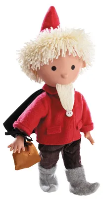 Produktbild von Götz 0070101 Sandmann Puppe rot mit Schlafsandbeutel 37 cm