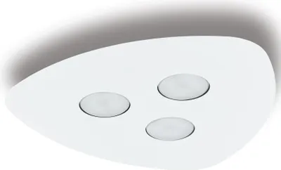 Immagine prodotto di Plafoniera GX53 Metallo bianco piatto Lampada da soffitto moderna
