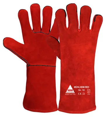 Zdjęcie produktu dla Rękawice spawalnicze Hase "Mühlheim Red" 11