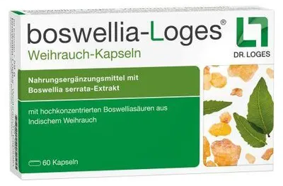 Zdjęcie produktu dla Boswellia-Loges kapsułki z kadzidłowcem 60 kapsułek