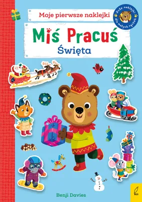 Obrázok produktu pre Miś Pracuś. Święta. Książka z naklejkami