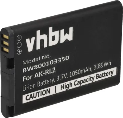 Produktbild von vhbw Akku Ersatz für Emporia AK-RL2 für Handy Smartphone Senioren Telefon (1050 mAh, 3,7 V, Li-Ion)