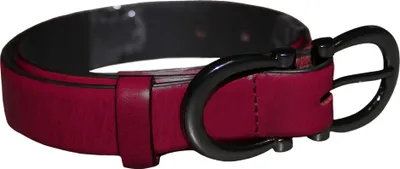 Image de Eastern Counties Leather Ceinture pour femme avec boucle EL243 (38 FR) (Rouge vin)