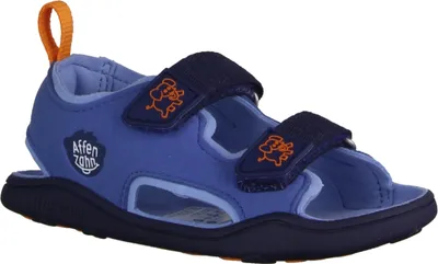 Produktbild von Affenzahn Sandale Vegan Airy Elefant blau kombi